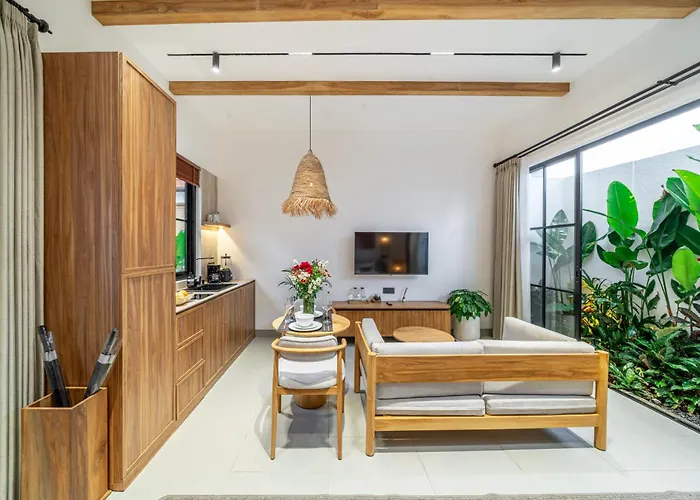 アパート Cascade Apartments- Relaxing With Nature View & Sauna ウブド